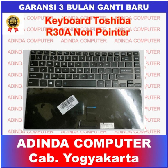Keyboard Toshiba R30 R30A R30-A R30-A1301 R30-A1302 R30A-14K R631