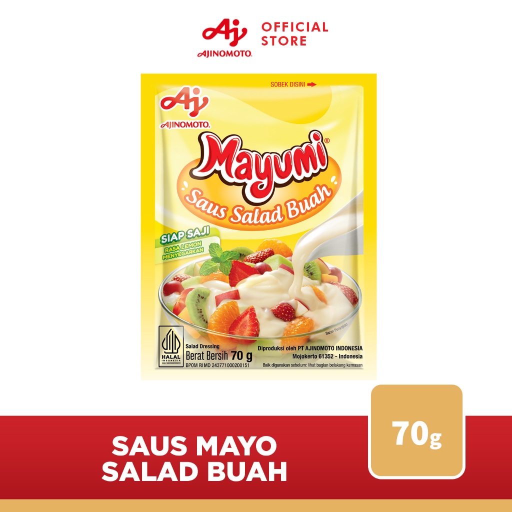 

GIFT MEMBERSHIP - MAYUMI Mayonaise Saus Salad Buah 70g