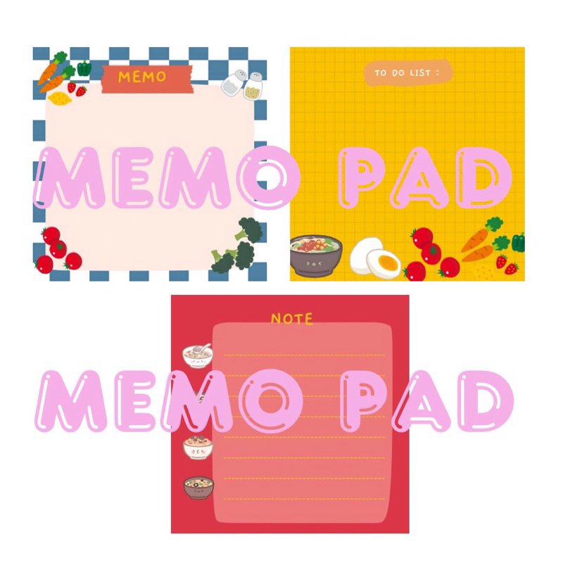 

memo pad cute