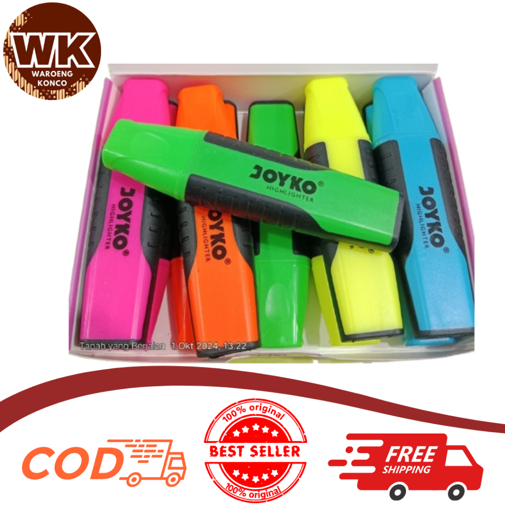 

Joyko Highlighter Penanda Warna Stabilo Joyko (Isi 10 PCS)