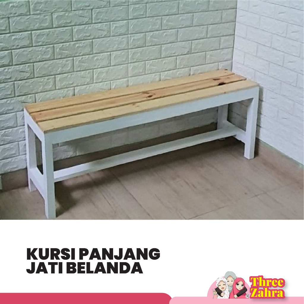 JATI BELANDA KURSI PANJANG/BANGKU KAYU PANJANG