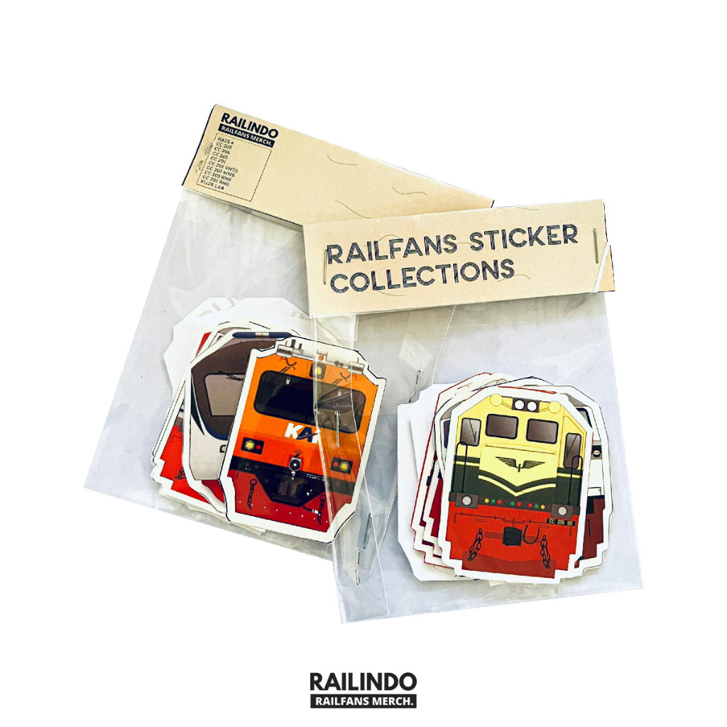 

Railindo - Stiker Koleksi Macam-Macam Kereta Api Indonesia - Indonesian Train Series Stickers