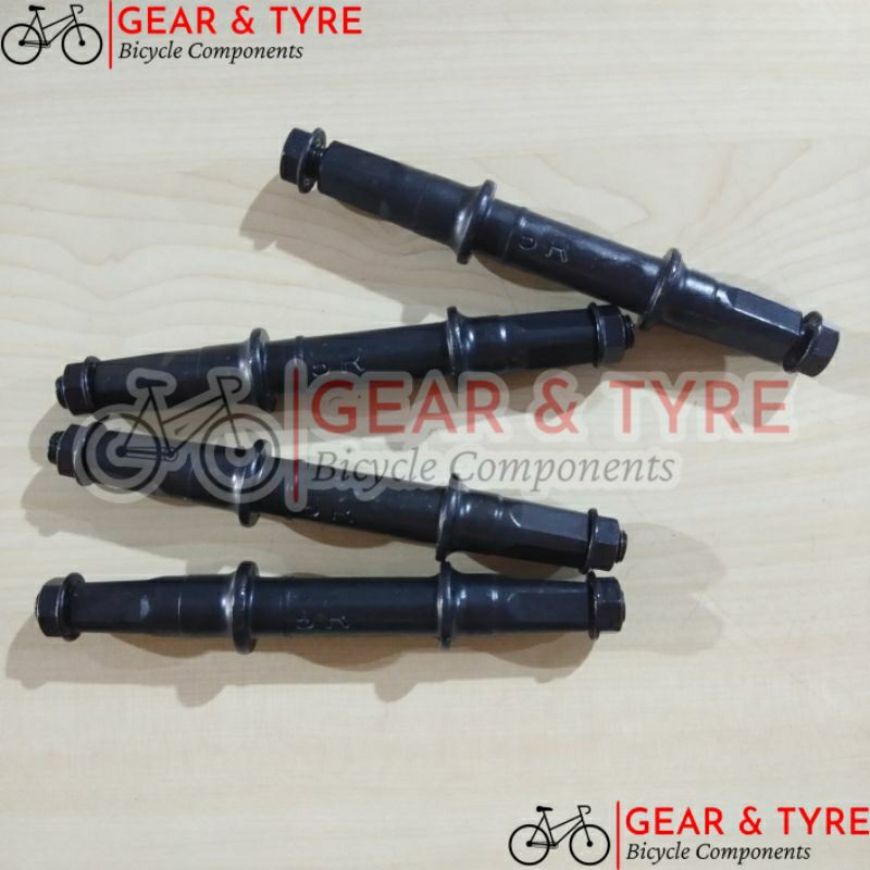 As Tengah BB Axle Kotak 5R / As Gear Tengah / As Tengah Gir 5R Cotterless Untuk Sepeda