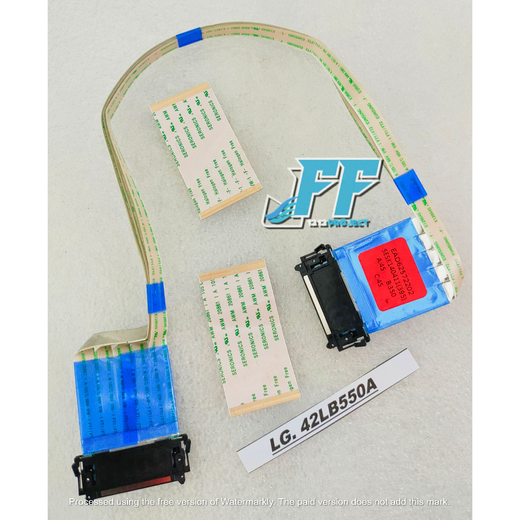 [PILIH TYPE] KABEL FLEXIBLE / KABEL LVDS TV LG 42" & 43". 43LH500T / 42LB550A