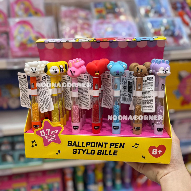

Miniso x BT21 ‼️ Flashing Ballpoint Pen (0.7mm) / Pulpen Lampu Flash BT21 Collections