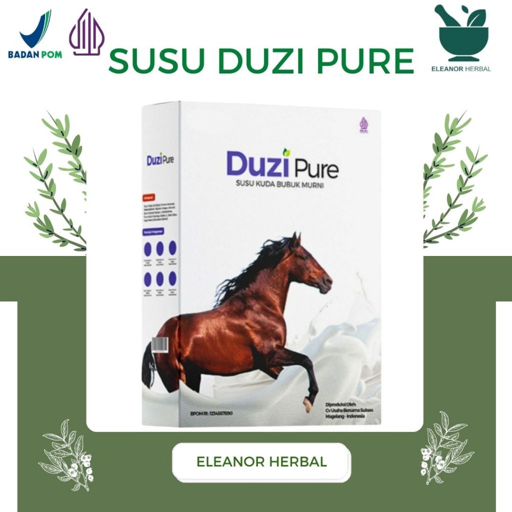 

Susu Kuda 100% Murni - Duzi Pure 200g Bubuk