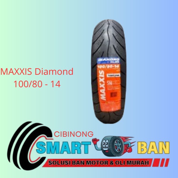 Ban Belakang Maxxis Diamond 100/80 Ring 14 Tubelles