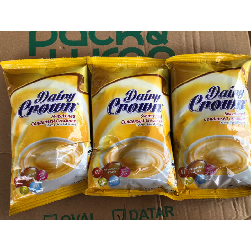 

Dairy crown 1kg/Susu krimer kental manis 1kg Dairy crown