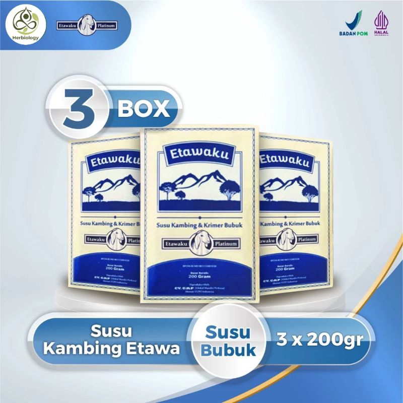 

SUSU ETAWAKU PLATINUM PAKET 3 BOX SUSU KESEHATAN PERNAPASAN DAN PERSEDIAAN
