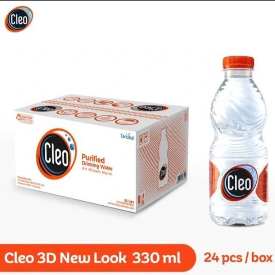 

Air Minum Cleo Cup 330ml Purified Drinking Water