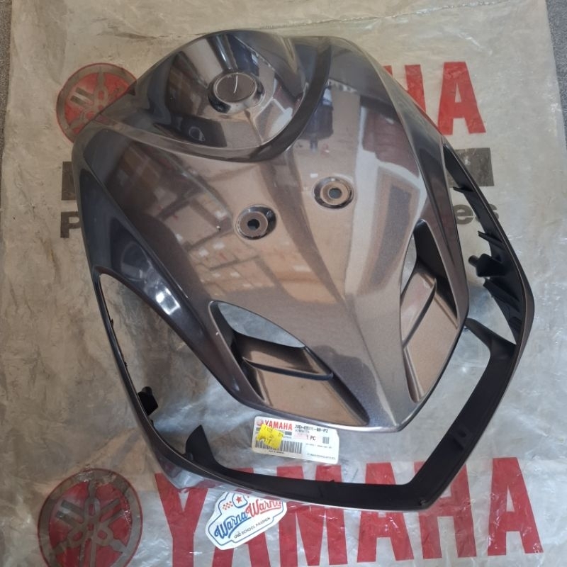 Panel tameng dada depan mio smile abu | 28D-F8311-00-P2