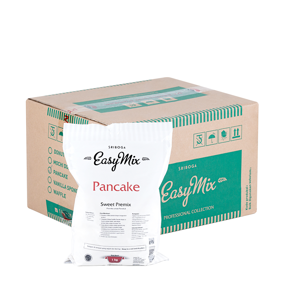 

EASYMIX Tepung Premix Pancake Waffle Menu Praktis Sarapan 1kg