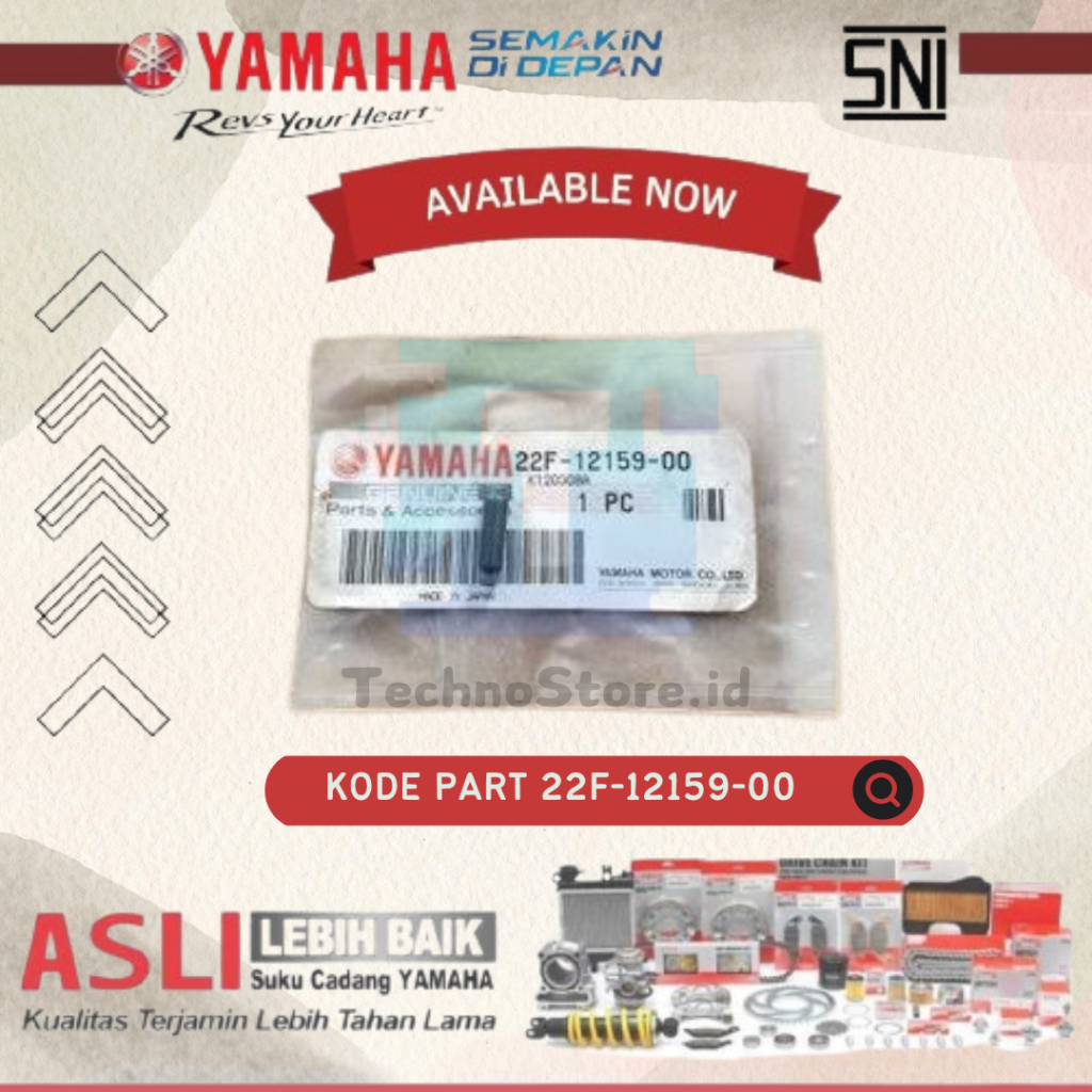 Baut Setelan Stelan Klep Nouvo Mio Fino Soul Vega R Jupiter Z ORIGINAL YAMAHA 22F-12159-00