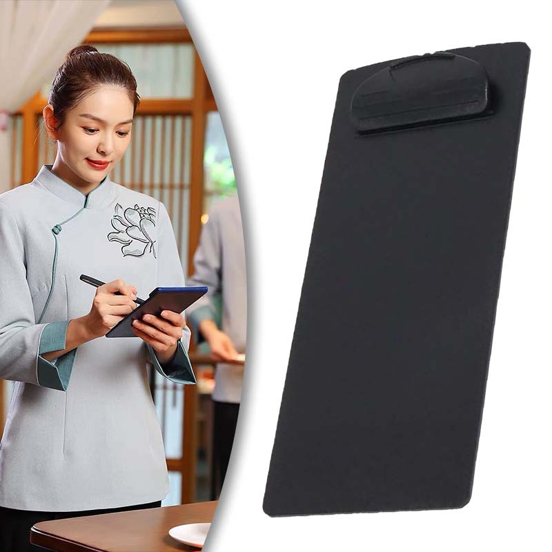 

Papan Klip Menu Restoran Hitam Papan Bill Plastik Cafe Bill Holder Menu Clip Board