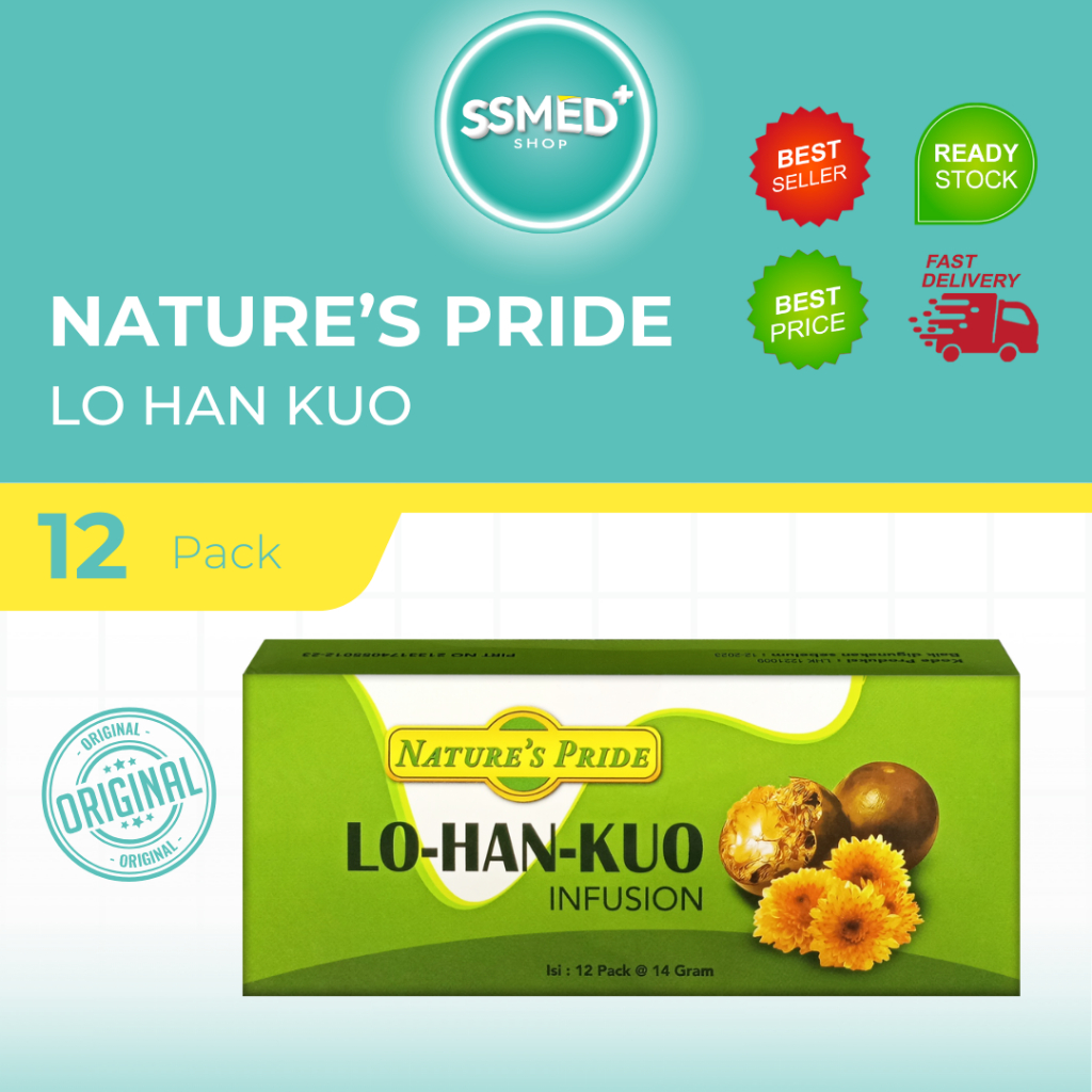 

NATURE'S PRIDE LO HAN KUO INFUSION ISI 12 PACK