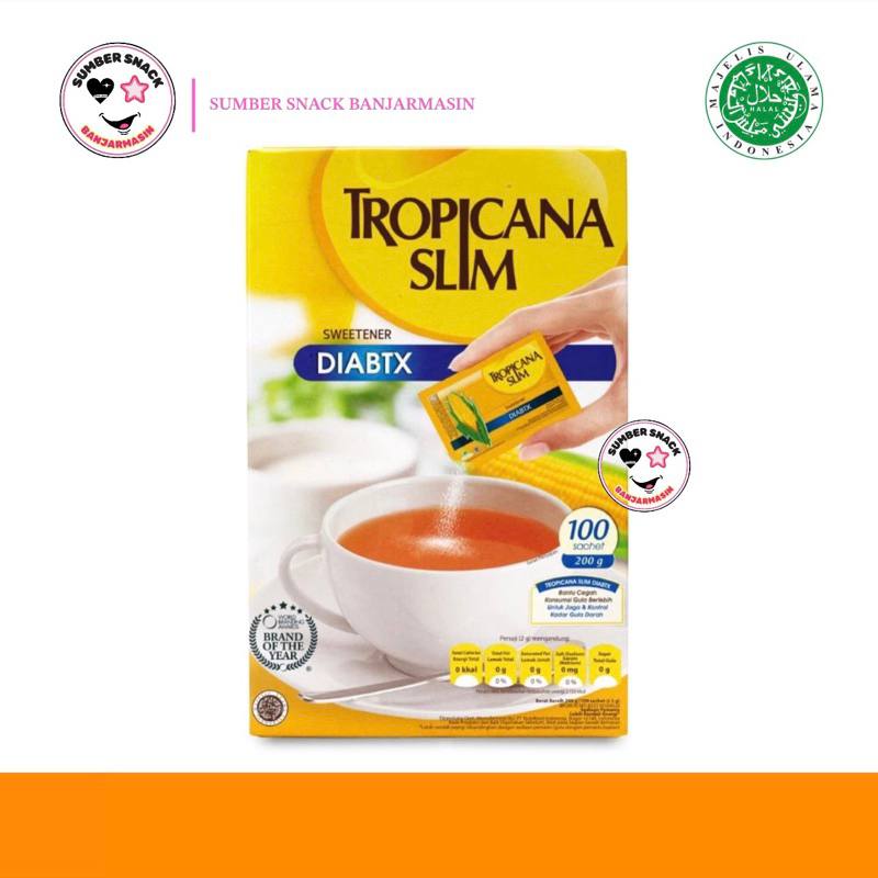 

Tropicana Slim Sweetener DIABTX (3 Ukuran)