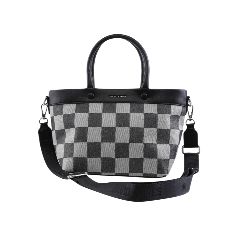 Tas Selempang Wanita Branded David Jones Xadrez – Handbag Sling Bag Kotak Fashion PU Leather - Facto