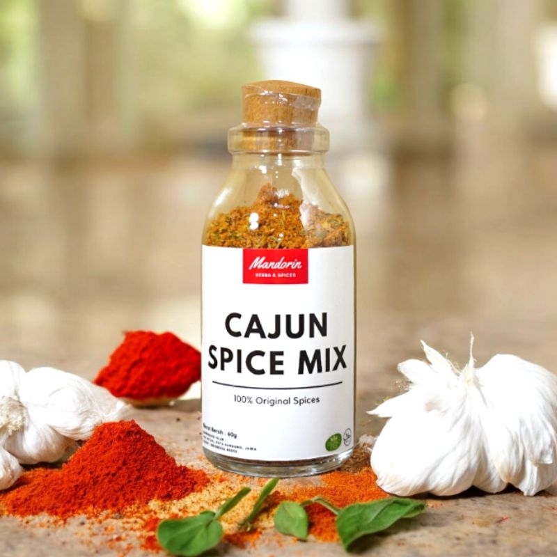 

MANDORIN Bumbu Cajun / Cajun Spice Mix / Bumbu Marinasi Daging Cajun