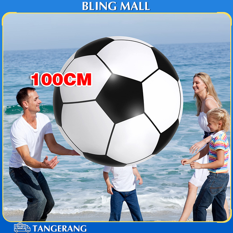 100cm Bola Pantai Jumbo Inflatable Bola Pantai Besar PVC Bola Pantai Tiup Raksasa