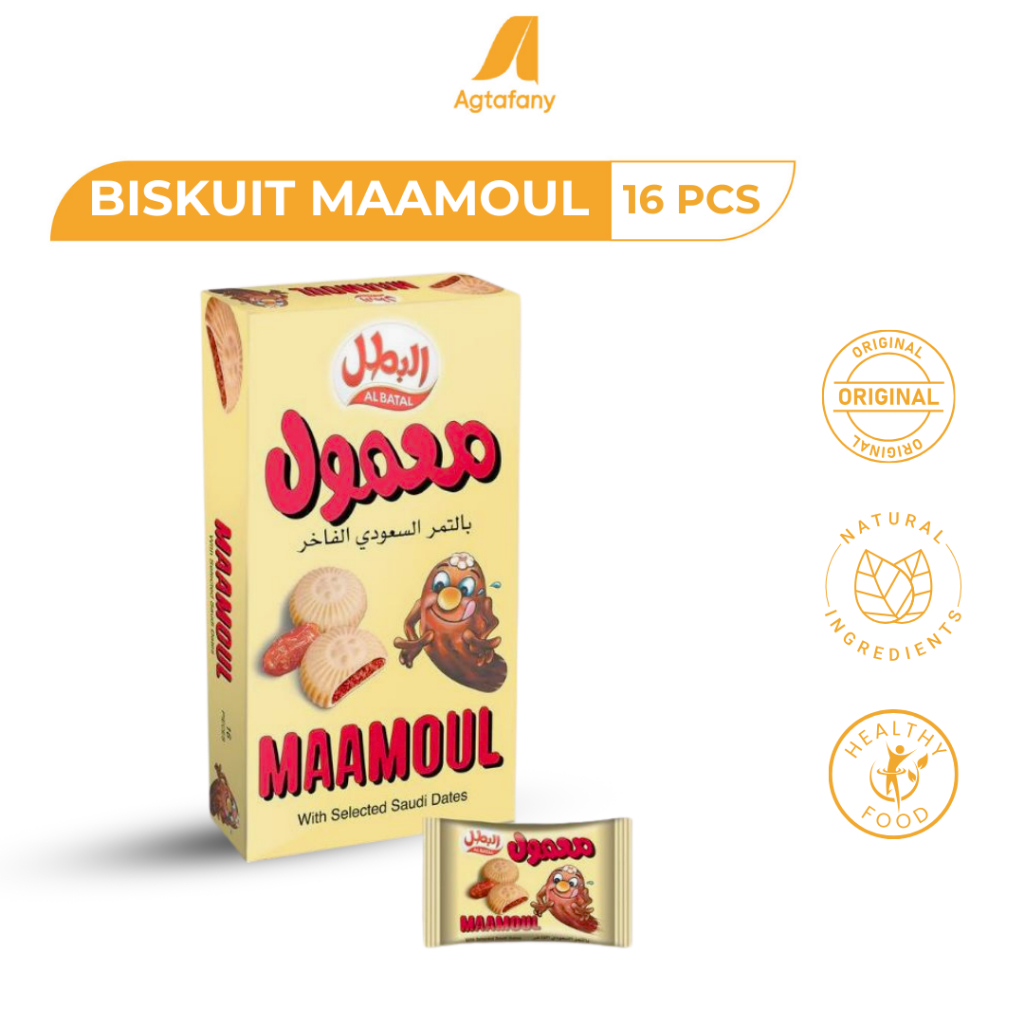 

Biskuit Maamoul Isi 16 pcs | Biskuit Kurma Arab Oleh oleh Haji Umroh