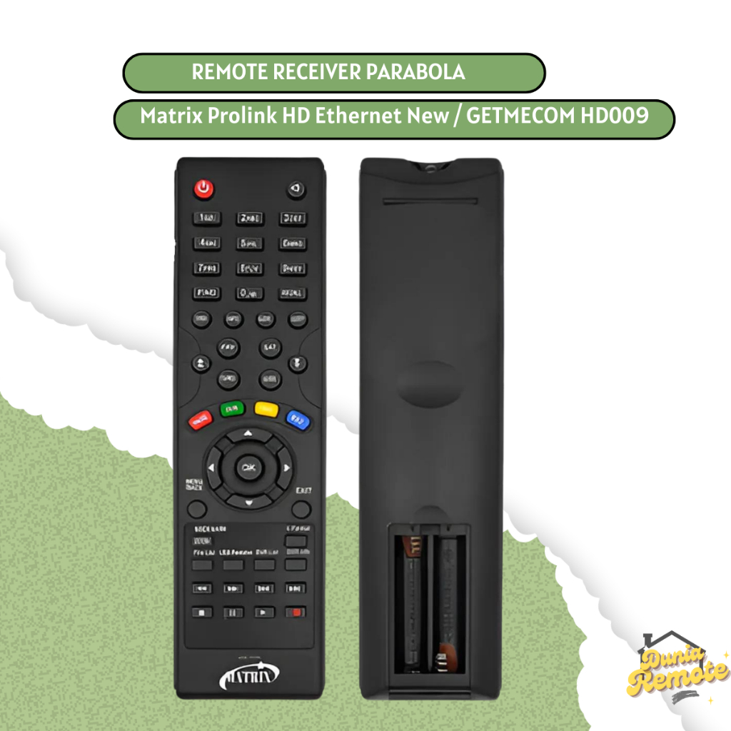 REMOTE RECEIVER PARABOLA MATRIX PROLINK HD / Ethernet New / GETMECOM HD009 STB