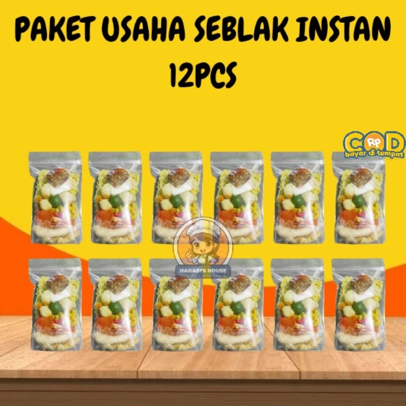 

(PAKET USAHA SEBLAK 12 PCS FREE BASRENG) / baso aci instan cuanki seblak boci tulang rangu bawang cirawang isi ayam mercon pedas cireng mercon cimol keju cilok sambal kacang paket hemat paket usaha murah enak