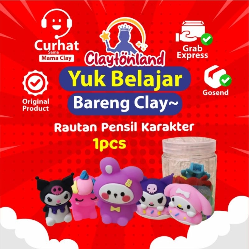 

(1Pcs)Rautan Pensil Lucu Karakter Sanrio /Ongotan pensil/Serutan pensil Karakter Sanrio