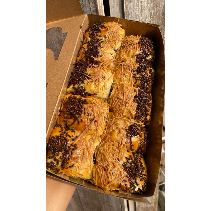 

pisang bolen full coklat