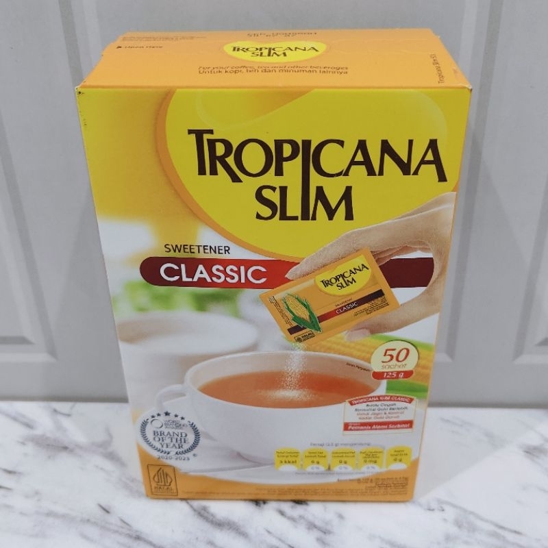 

TROPICANA SLIM SWEETENER CLASSIC 50 SACHET