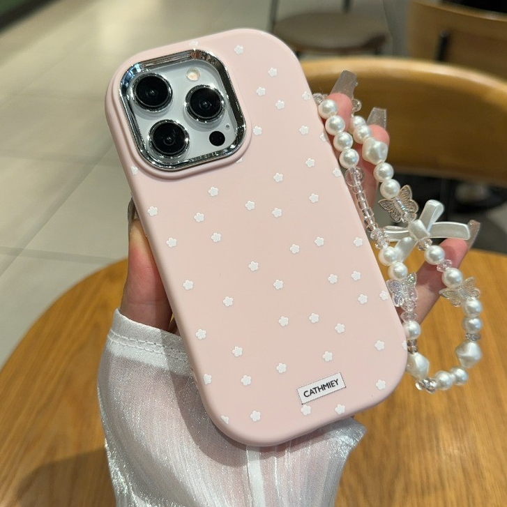 Case vivo gantungan，Casing Merah Muda Lucu, Casing Lunak Kualitas Tinggi, Cocok untuk Vivo Y36 Y15 Y