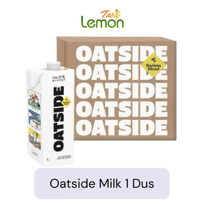 

Oatside Oat Milk, Susu Oat 1 Dus isi 6 Pcs