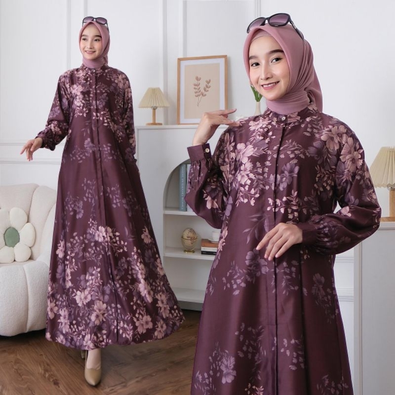[SALE] Gamis Dior Silk Motif Premium / Gamis Motif