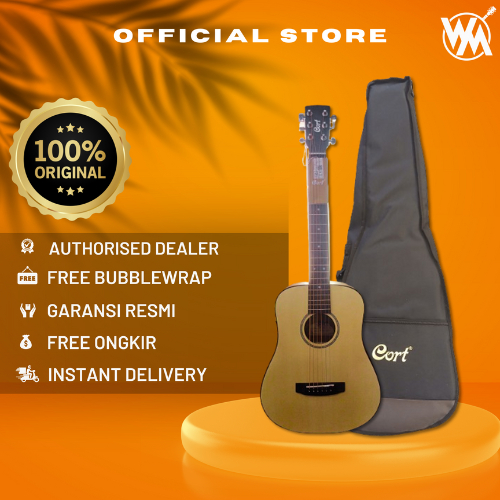 CORT E/ACOUS GUITAR + CASE AD MINI E-OP / CORT AD MINI E OP/ CORT AD MINI EOP