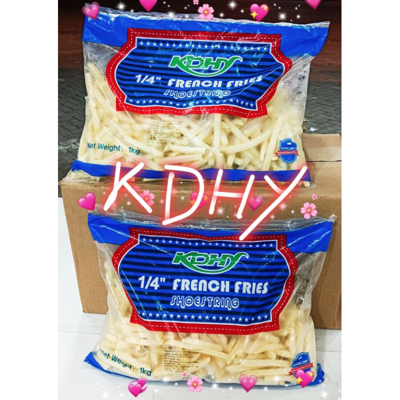 

KENTANG SHOESTRING KDHY 10 PACK @1KG/KENTANG GORENG SHOESTRING