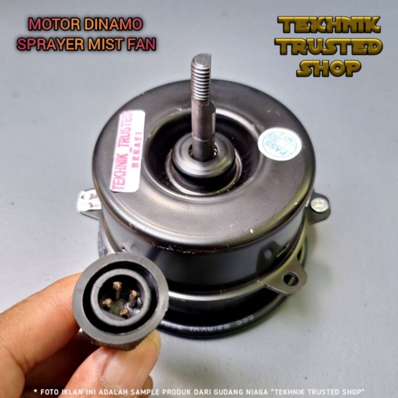 Dinamo sprayer misty cool fan 26 dan 30" spare part kipas angin kabut embun