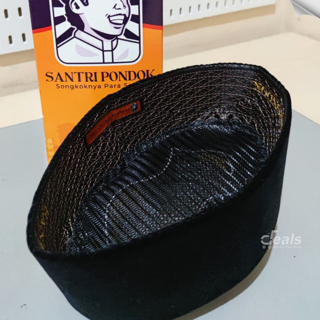Songkok Peci Hitam Nasional AC Terompah Original