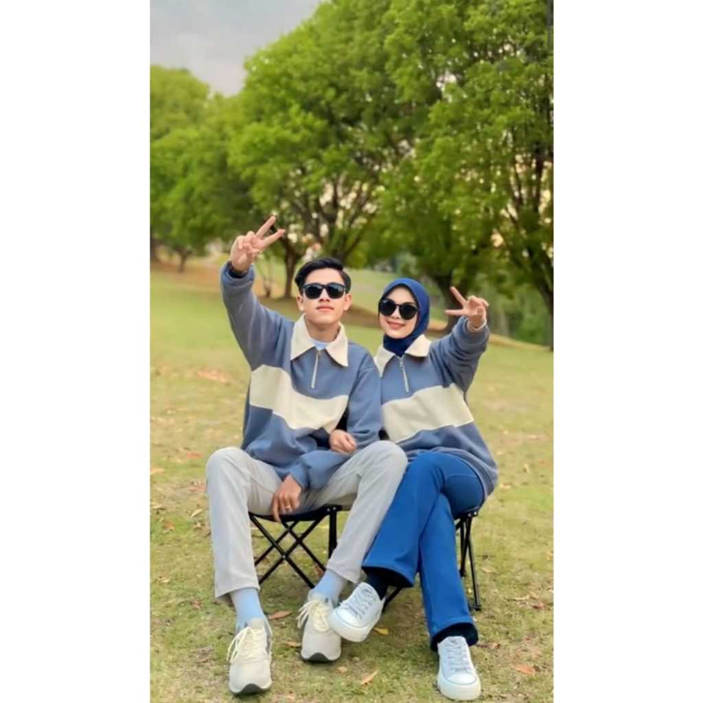 Kaos Couple Sepasang Thsirt Couplean Ayah Ibu Anak Kaus Kerah Baju Kembar Pasangan Cowok Cewek Trend