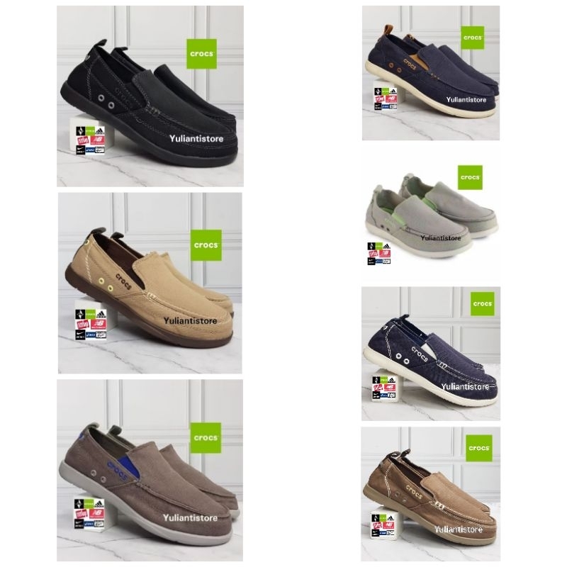 SEPATU CROCS MAN WALU CANVAS