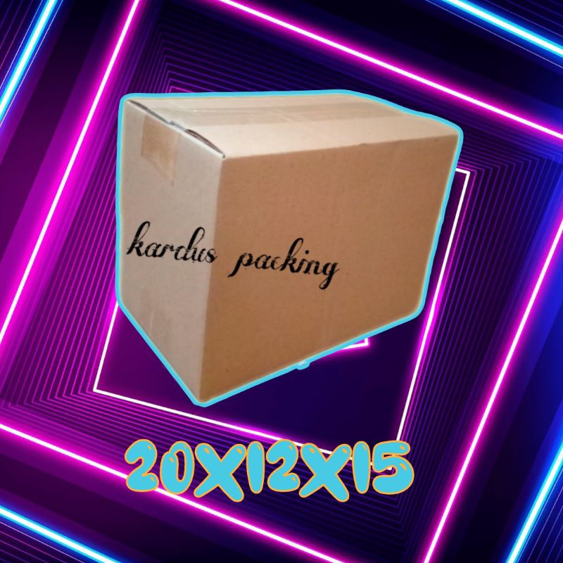 

kardus packing UK 20x12x15 kardus kecil kardus besar