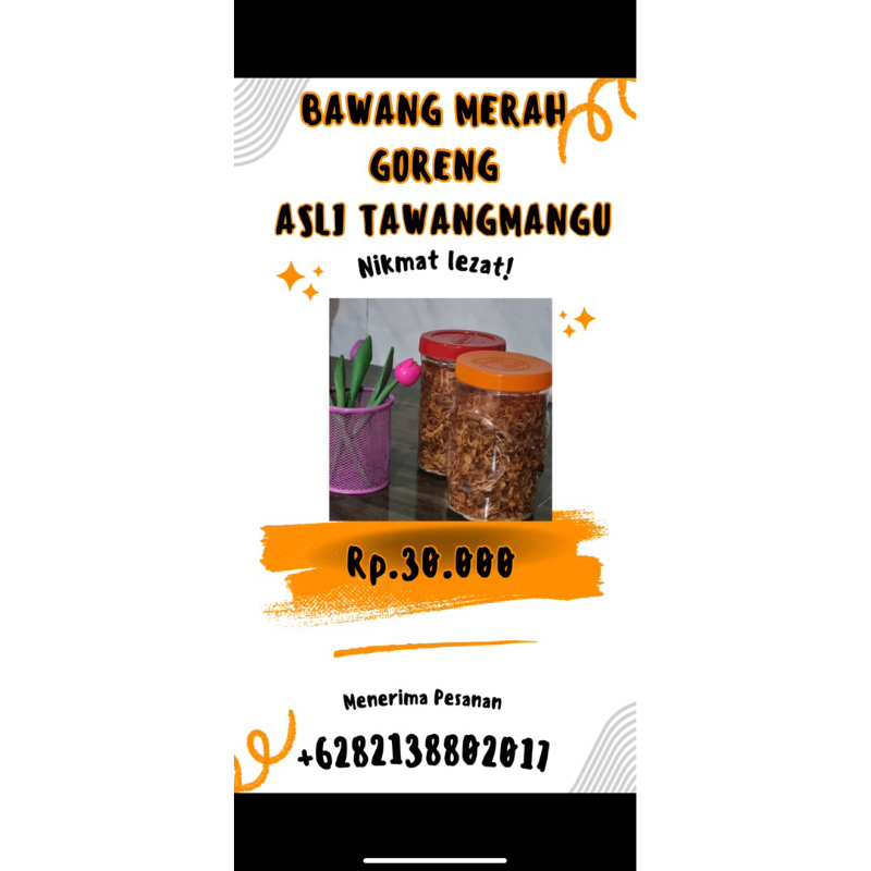 

BAWANG MERAH GORENG ASLI TAWANGMANGU