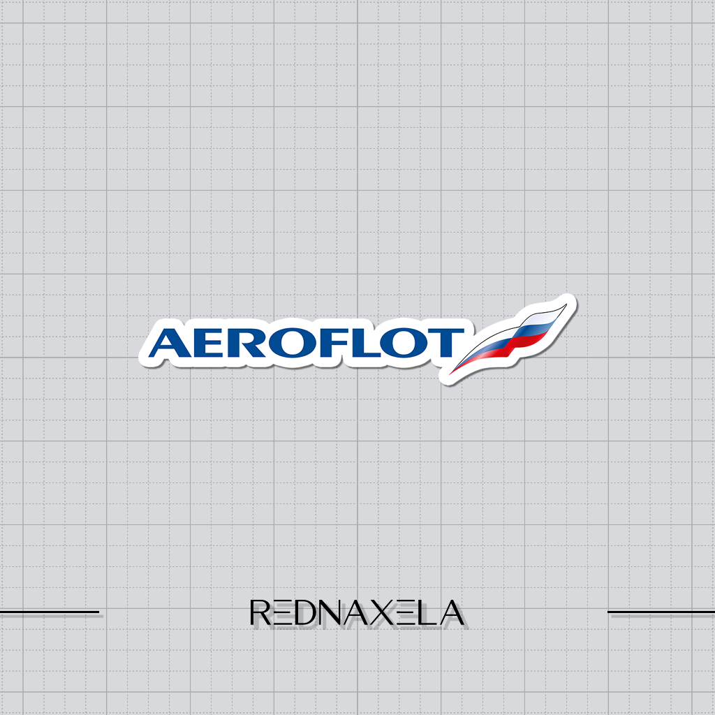 

Stiker Vinyl Aeroflot Airlines Stiker Koper Outdoor Travel Sticker