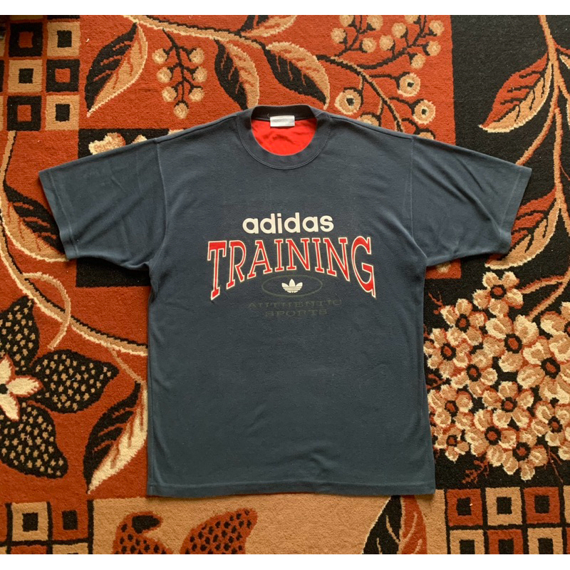 kaos adidas big logo vintage 90s second