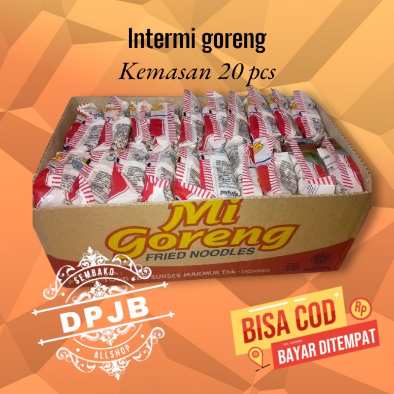

mie goreng intermi kemasan 20 pcs paket hemat