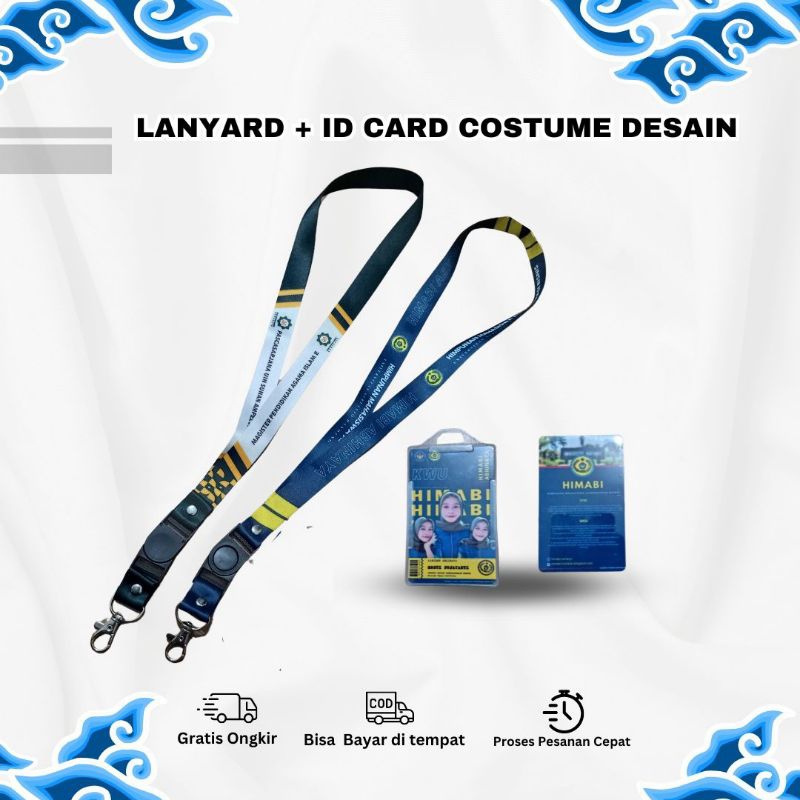 

Paket Lanyard Desain Costume Ukuran 2 CM Print Sublim