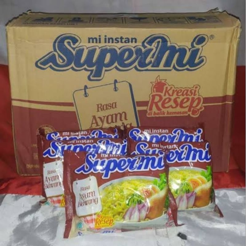 

supermi ayam bawang se dus isi 40