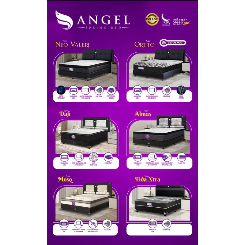 Springbed Angel Fida 180x200cm