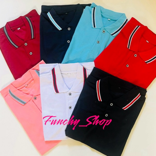 KAOS POLO HITAM LIST - POLO SHIRT HITAM POLOS - KAOS POLO KERAH WANGKY