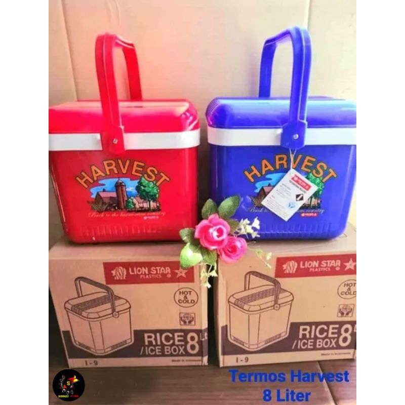 Termos Nasi Es Segi Lion Star Square Harvest Kapasitas 8 Liter