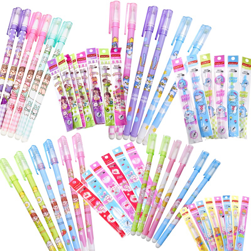 

PAKET PULPEN GEL VANCO + REFILL / GEL PEN / PENA / BALL PEN MURAH