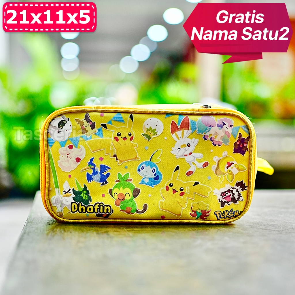 

Pensil Case Custom Nama Anak Gambar Pokemon